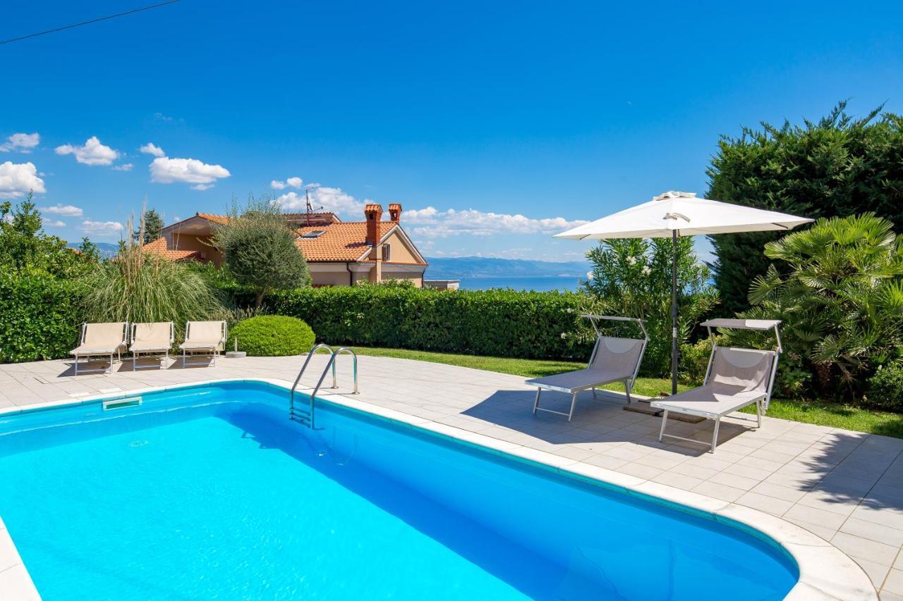 Pool Apartment Maurina Opatija With Sea View Ičići Exterior foto